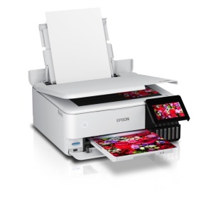Multifunctional inkjet color CISS Epson L8160, dimensiune A4 (Printare, Copiere, Scanare), viteza 16ppm alb-negru, 12ppm color, rezolutie 5760x1440 dpi, alimentare hartie 100 coli, scanner CIS rezolutie 1200x4800 dpi, interfata: USB 2.0, Wireless,retea, - Img 5