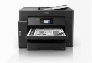 Multifunctional inkjet mono Epson EcoTank M15140, dimensiune A3+ (Printare,Copiere, Scanare), printare borderless,duplex, viteza 32ppm, rezolutie 4800 x 1200 dpi, alimentare hartie 550 coli, scanner CIS rezolutie 1.200 x 2.400 DPI, DADF 50 coli,