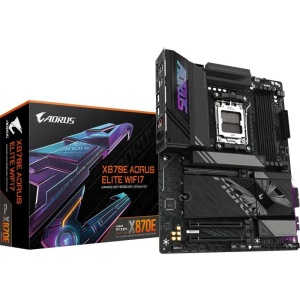 Placa de baza Gigabyte X870E AORUS ELITE WIFI7, Socket AM5, DDR5, ATX