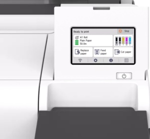 Plotter Canon imagePROGRAF TM-255 + HDD 500GB, 24"(610mm), format A1, 5 culori, rezolutie max 2400x1200dpi, memorie 2GB, limbaje de imprimare: HP-GL/2, HP RTL, PDF (Ver. 1.7), JPEG (Ver. JFIF 1.02), CALS G4 (submission via FTP only), display LCD 4.3", - Img 2