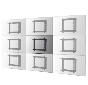 Suport Neomounts pentru Video wall, 42"-70", 35kg, VESA min. 200x200 mm, VESA max. 600x400 mm, negru - Img 1