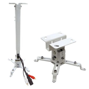 Suport videoproiector tavan EATV2, alb, reglabil, 43-65 cm - Img 1