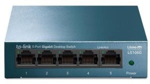 Switch TP-LINK LS1005G, 5 port, 10/100/1000 Mbps