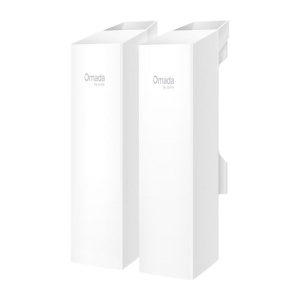 TP-Link Omada EAP100-Bridge KIT 2.4GHz 300Mbps Indoor/Outdoor Wireless Bridge with 1GbE x3 (PoE+ 4.8W), interface 3x 10/100 Mbps Ethernet Ports