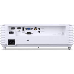 Videoproiector Acer P1258i, XGA 1024* 768, 4:3/ 16:9, 20.000:1, zoom 1.3x, lampa 5.000 ore/ 15.000 ore ecomode, boxa 10W, 2* HDMI, D-Sub, Composite Video RCA, audio in/ out, 2* USB Type A, RS232, PIN security, capac lentila inclus, cablu HDMI 1.8m - Img 2