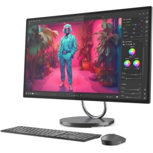All-in-One Consumer Lenovo Yoga AIO 32ILL10 cu procesor Intel Core Ultra 7 256V pana la 4.8 GHz, 31.5 inch, UHD, 16 GB, Intel Arc Graphics 140V, Windows 11 Home, Gray, 3 ani Garantie