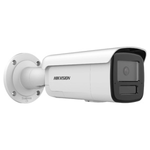 Camera de supraveghere IP Bullet 8MP Hikvision DS-2CD2T86G2H- IS2U/SL(2.8MM), lentila fixa 2.8mm, iluminare min: Color: 0.0008 Lux @ (F1.0, AGC ON),B/W: 0 Lux cu IR 60m, 2x microfon incorporat, difuzor incorporat, interfata audio: 1/1, alarma: 1/1, slot