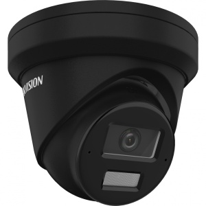 Camera de supraveghere IP Turret 4MP Hikvision DS-2CD2343G2- LI2U(2.8MM)/BK, lentila fixa 2.8mm, iluminare min: Color: 0.005 Lux @ (F1.6, AGC ON),0 Lux cu lumina alba: 30m, IR 30m, microfon incorporat, slot card de memorie: microSD/microSDHC/microSDXC