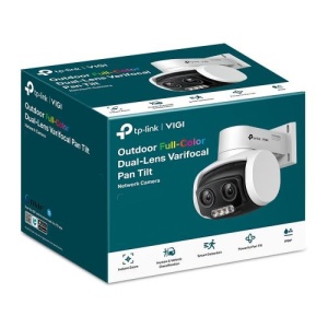 Camera IP Mni Pan/Tilt TP-Link VIGI C540V(4MM), 4MP,lentila duala 4mm ,IR+WL 30ml, +/H.265/H.264+/H.264 - Img 2