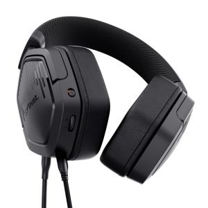 Casti cu fir Trust GXT492 Carus, cu microfon, tip conector 3.5mm, frecventa raspuns 20 Hz - 20.000 Hz, sensibilitate 105 dB, negru - Img 2
