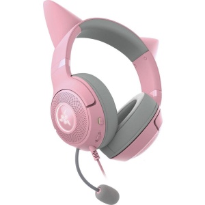 Casti Gaming Head-band Razer Kraken Kitty V2, Wired, Noise Canceling, Negru
