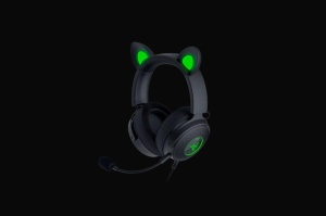 Casti Razer Kraken Kitty V2 Pro USB-A, senzitivitate 96 dB SPL / mW @ 1kHz by HATS si senzitivitate microfon -42 dB, frecventa raspuns 20Hz-20kHz, frecventa raspuns microfon 100Hz-10kHz impedanta 32 Ω (1 kHz), lungime cablu 2m, negru - Img 7