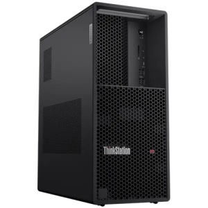 Desktop Workstation Lenovo ThinkStation P3 Tower Gen 2 cu procesor Intel Core Ultra 7 265K pana la 5.5 GHz, 64 GB DDR5, 1TB SSD, RTX 4000 Ada, Windows 11 Pro, Black, 3 ani Garantie