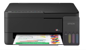 EPSON L3350 CISS COLOR INKJET MFP, Format: A4, Functii: Print, copy, scan, Viteza printare: 33ppm mono, 15ppm color, Rezolutie printare: 5.760 x 1.440 DPI, Rezolutie scanare: 1.200 DPI x 2.400 DPI DPI, Senzor CIS, Formate fisiere scanate: BMP, JPEG,
