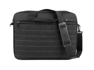 Geanta laptop Natec Taruca, compatibilitate dimensiune laptop 14.1", 1 compartiment, material Polyester 600D, negru
