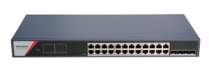 HK SWITCH POE 24 PORTURI SMART MANAGED DS-3E1528P-SI-24P4F