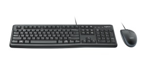 Kit Logitech MK120, tastatura cu fir standard, USB 2.0, mouse optic numar butoane/rotite scroll 3/1, negru - Img 2