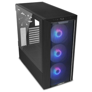 Lian Li LANCOOL III E-ATX Mid-Twr RGB negru, PCI-Slots 8, Preinstalled fans 4x 140 mm - Img 2