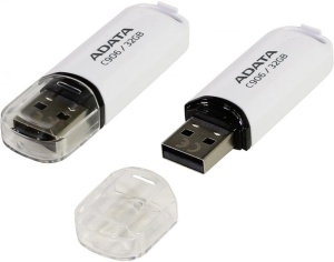 Memorie USB ADATA C906 32 GB, USB 2.0, Alb