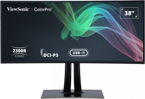 Monitor ViewSonic 38" VP3881A, Curvature: 2300R, Diagonal (inch): 38, Diagonal (cm): 96.5, Aspect ratio: 21:9, Panel: IPS, Resolution: 3840x2160, Refresh Rate: 60Hz, Response time GtG: 5ms, Brightness (max): 300 cd/m², Contrast (static) : 1000:1, - Img 7