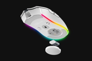 Mouse Razer Cobra Pro wireless, rezolutie 30000 dpi autonomie baterie pana la 100h (1000Hz), pana la 30h (4000Hz*), pana la 170h (Bluetooth), alb - Img 11