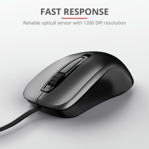 Mouse Trust Carve, USB Mouse, negru - Img 6