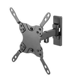 Suport de perete Akai cu inclinatie +5/-12°, diagonala display 13"-42", VESA min. 75x75, VESA max. 200x200, suporta pana la 20kg, distanta fata de perete max 190mm, negru - Img 2
