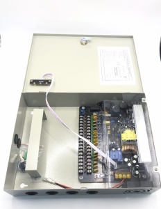 SURSA ALIMENTARE 15A CARCASA METAL 18 canale Input voltage: 110V AC~220V AC; Output voltage: 12V DC 15A Backup battery: Support 12V/7AH (not included) - Img 2