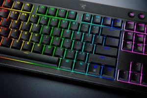 Tastatura mecanica wireless Razer Blackwidow V4 Low profile HyperSpeed, switch Razer™ Low-profile Mechanical Switches (Orange Tactile), 110 taste, iluminare Razer™ Chroma RGB, negru