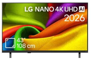 Televizor LG LED 43NU850B3LA, 108 cm, Smart, 4K Utra HD, Clasa G (Model 2026)