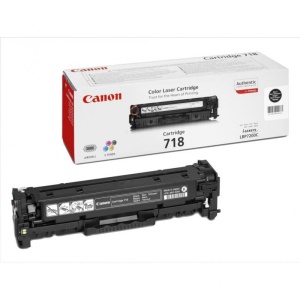 Toner CANON CRG-718 Bk, Black
