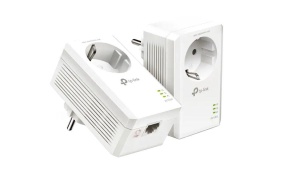 TP-Link Kit Powerline Gigabit Passthrough, HomePlug AV2,IEEE 1901, IEEE 802.3, IEEE 802.3u, IEEE 802.3ab, Gigabit Ethernet Port, Aria de acoperire: 300M, CONTINUT PACHET 2X adaptoare powerline ethernet, viteze mari de transfer de date, de până la 1000