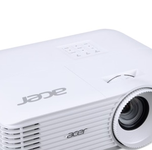 Videoproiector Acer P5550, FHD 1920* 1080, 5.200 lumeni, up to WUXGA 1920* 1200, 16:9/ 4:3, 18.000:1, dimensiune maxima imagine 7.62 m (300"), zoom 1.3x, 2* HDMI, HDBaseTx 1, RJ45, audio in/ out, USB Type-A Out, DC Out (5V/1.5A), boxa 10W, RS232, D-sub,