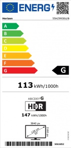 AURORA OLED TV HORIZON 4K-SMART 55HZ9930U/B, 55", 4K Ultra HD (2160p), Dolby Vision HDR / HDR10+ / HDR10 / HLG + MicroDimming, Digital TV-Tuner DVB-S2/T2/C, HOS 3.0 SmartTV-UI (WiFi built-in) +Netflix +PrimeVideo +Youtube, Amazon Alexa / WW Google - Img 9