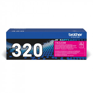 Brother TN-320M TN320M cartus toner magenta original OEM pt MFC-9460CDN/MFC-9465CDN/MFC-9970CDW/HL-4140CN/HL-4150CDN/HL-4570CDW/HL-4570CDWT/DCP-9055CDN/DCP-9270CDN - 1500 pag