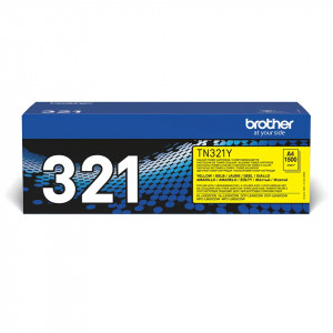 Brother TN-321Y TN321Y cartus toner yellow original OEM pt HL-L8250CDN/HL-L8350CDW/DCP-L8400CDN/DCP-L8450CDW/MFC-L8650CDW/MFC-L8850CDW - 1500 pag