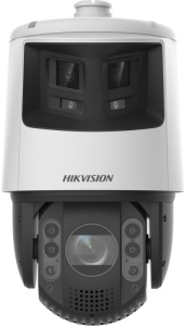 Camera de supraveghere IP TandemVu 6+4MP 32X ColorVu & IR Acusense & PTZ Hikvision DS-2SE7C432MWG-EB/26(F0), lentila camera Panoramica: 2.8mm; lentila camera PTZ: 5.9-188.8mm, iluminare min panoramic: Color: 0.0005 Lux @ (F1.0, AGC ON) cu lumina alba:
