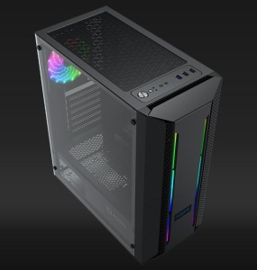 Carcasa AQIRYS MIZAR, RGB, Mid Tower, Black - Img 3
