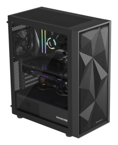 Carcasa GENESIS DIAXID 605F Mid Tower NEGRU, Tempered Glass, Sloturi Expansiune 7, Drive Bays: 2x3.5" 3x2.5", Ventilatoare Suportate: 8 (spate: 1x120mm, fata: 3x120mm sau 3x140mm, sus: 2x120mm sau 2x140mm, jos: 2x120mm), Ventilatoare Incluse: 5 (spate: - Img 7