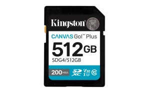 Card de Memorie SD Kingston 512GB Canvas GO plus CL 10