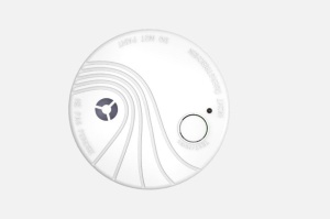 Detector de fum wireless Hikvision DS-PDSMK-S-WE, frecventa operare: 868MHz, criptare: AES-128 Encryption, transmisie in camp deschis: 800m, alarma sonora: ≥ 85 dB @ 3 m, alimentare pe baterie ( Non Replaceable CR17450 x 1pcs), durata medie a bateriei in