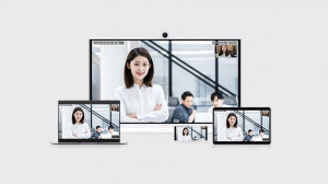 Display interactiv (tabla interactiva) Huawei IdeaHub S2 (IHS2-75SA), 75", UHD, 350nit, D-LED, Harmony OS, CPU A73*8, RAM 8GB, stocare 64GB. Co-authoring, WeLink, Huawei Cloud Meeting, Bulletin Board, HiBoard, Web apps; Camera video 1800 linii,