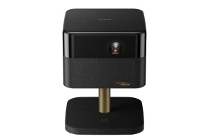 Epson Proiector Lifestudio Flex Special Lux Edition — EF-73 Night Black, Tehnologie 3LCD, LCD 0.62", 1000 Lumeni, Rezolutie: 4K, Aspect: 16:9, Contrast: 5.000.000 : 1, Sursa lumina: LED, Durata de viata: 20.000 ore, refresh rate 192 Hz - 240 Hz, suport