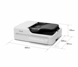 EPSON WorkForce DS-1730 DESKTOP A4 SCANNER, Tip Flatbed, Rezolutie 1.200 DPI x 1.200 DPI, ADF 600 DPI x 600 DPI, Formate hartie: A4 (21.0x29.7 cm), A5 (14.8x21.0 cm), A6 (10.5x14.8 cm), B5, B6, Letter, Letter Legal, Susra lumina: ReadyScan LED - Img 3