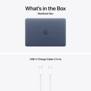 MacBook Neo 13" Retina/Apple A18 Pro (CPU 6-core, GPU 5-core, NeuralEngine16-core)/8GB/256GB - Indigo - INT KB (No Adapter) - 2026 - Img 3