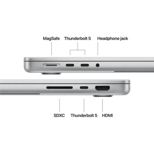 MacBook Pro 14.2"/Apple M5 Pro (CPU 15-core, GPU 16-core, Neural Engine 16-core)/48GB/1TB - Silver - INT KB (No Adapter) - 2026 (CTO from MGDN4RO/A) - Img 3