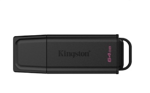 Memorie USB Kingston DataTraveler Exodia 64 GB, USB Type-A, Negru