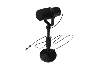 Microfon Genesis Radium 750D Studio USB/XLR stand, tip microfon cardioid, unidirectional, sensivitate microfon -54 dB, impendanta 600 Ohm, lungime cablu 200cm, negru