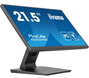 Monitor Consumer iiyama ProLite T2252MSC-B2, 21.5", 1920 x 1080 pixeli, Touchscreen, Black, 2 ani Garantie