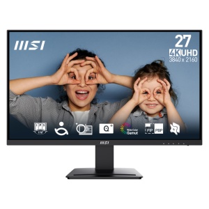 Monitor Consumer MSI PRO MP273U, 27", 3840 x 2160 pixeli, Black, 2 ani Garantie